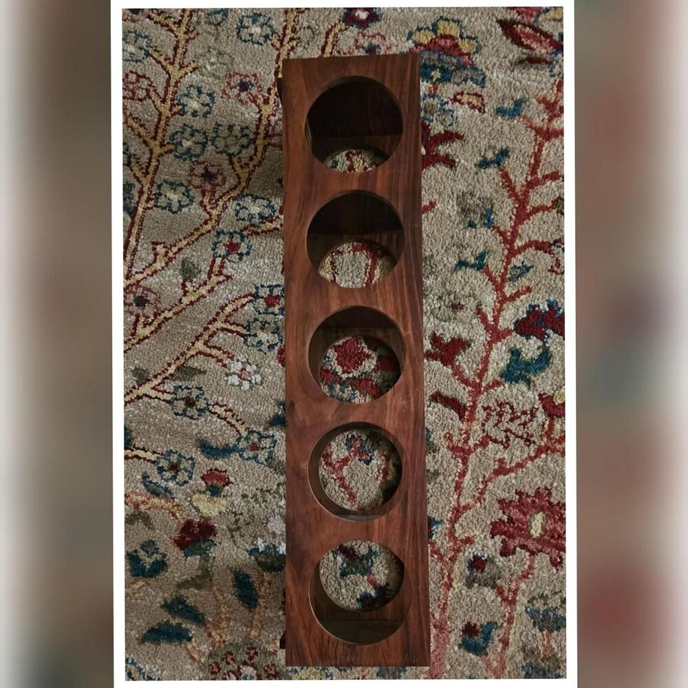 Crate-and-barrel Brown and Burgundy Dinnerware - Picture 4 of 4